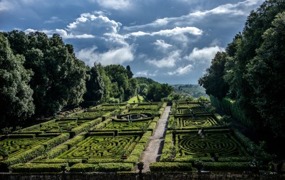 castello ruspoli vista giardino